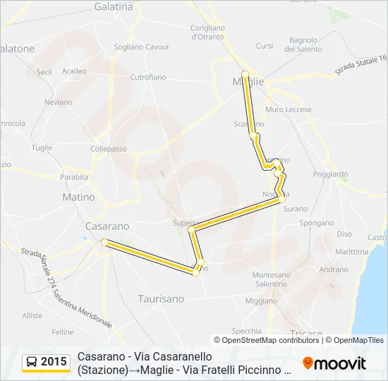 2015 Bus Line Map