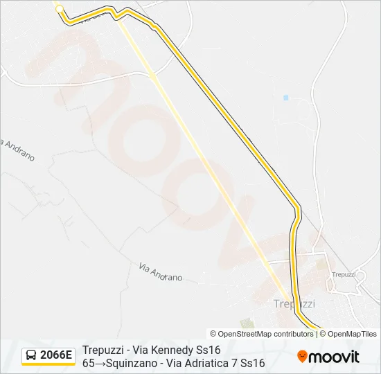2066E Bus Line Map