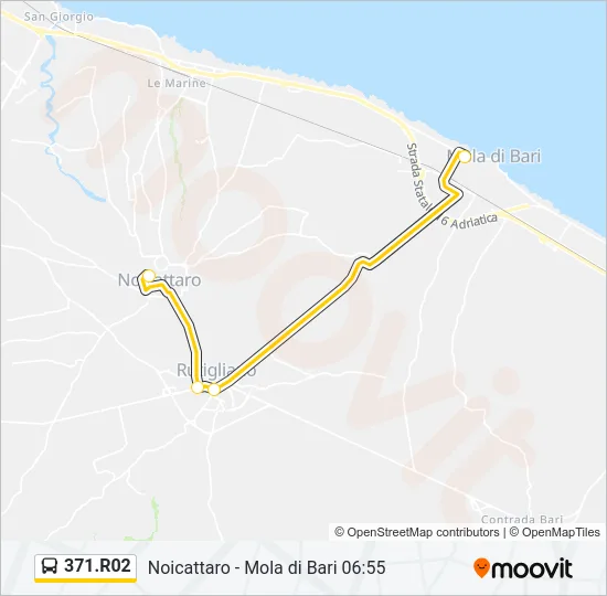371.R02 Bus Line Map