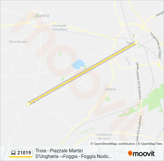 21019 Bus Line Map