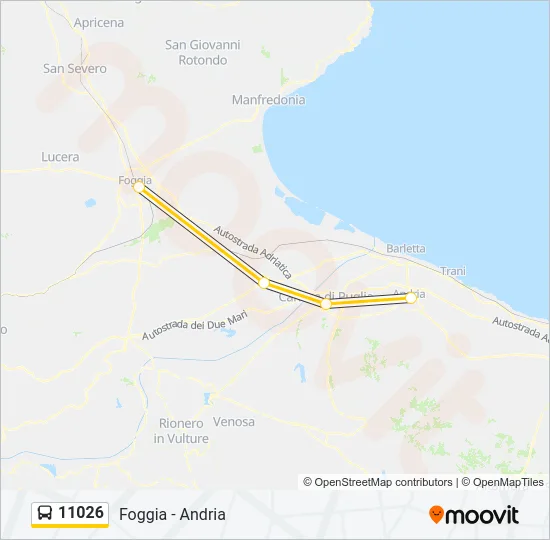 11026 Bus Line Map