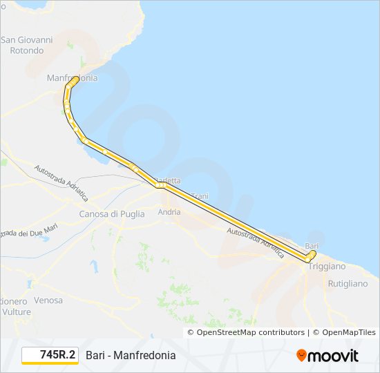 745R.2 bus Line Map