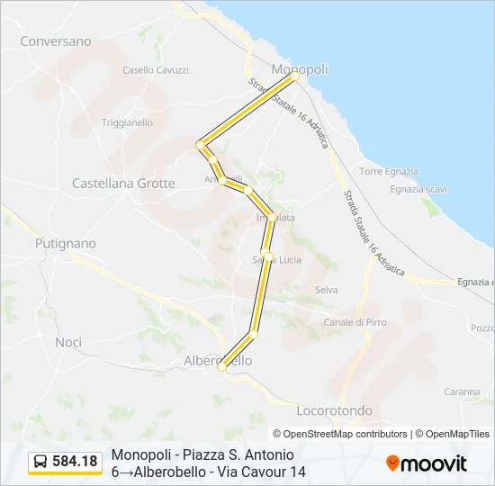 584.18 Bus Line Map