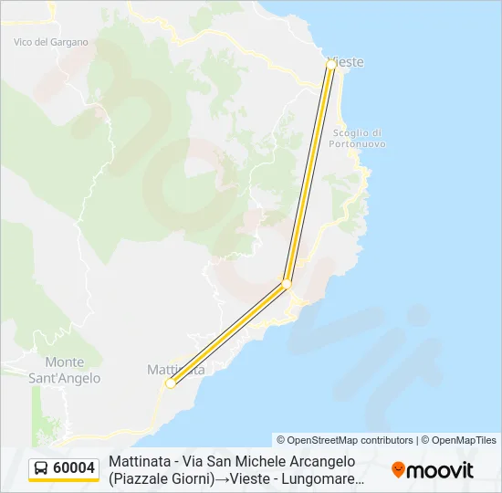 60004 Bus Line Map
