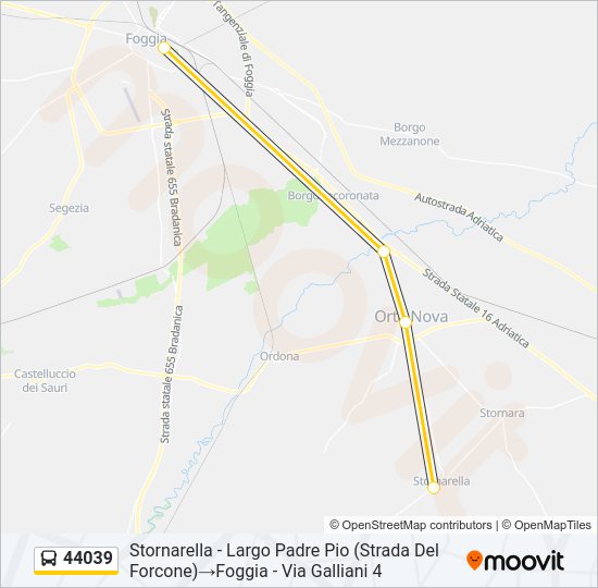 44039 Bus Line Map