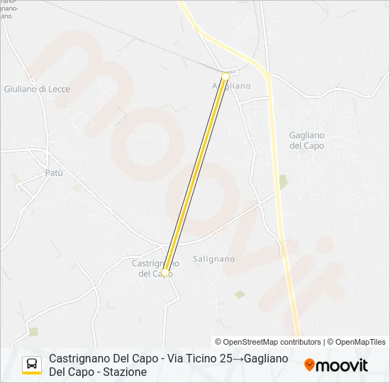 21310 - 2 Bus Line Map