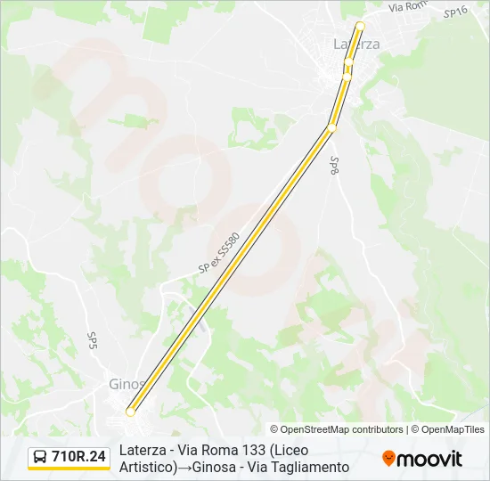 710R.24 Bus Line Map