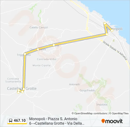 467.10 Bus Line Map