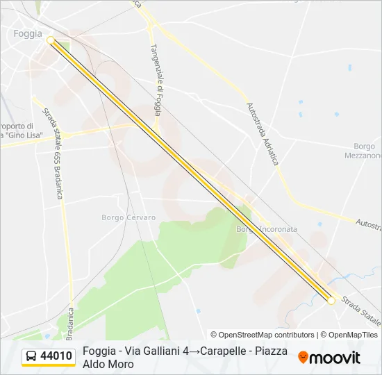 44010 Bus Line Map