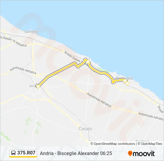 375.R07 Bus Line Map