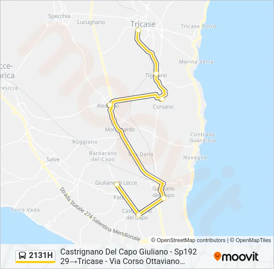 2131H Bus Line Map