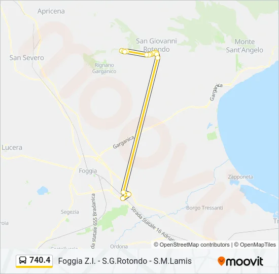 740.4 Bus Line Map