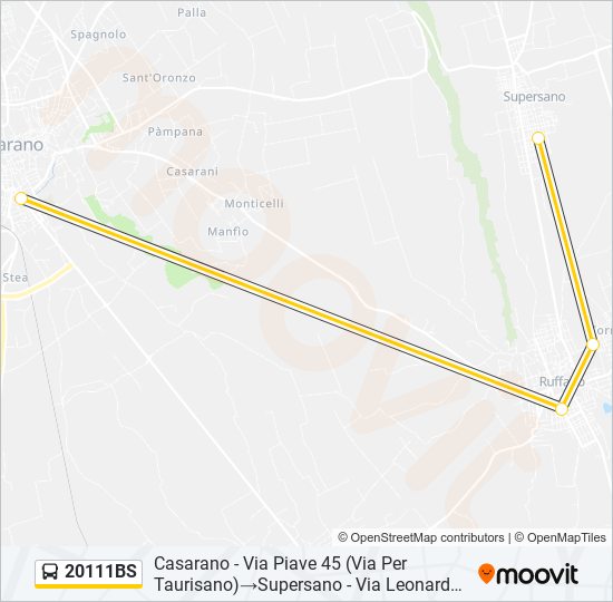 20111BS bus Line Map