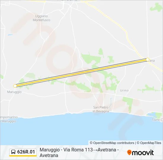 626R.01 Bus Line Map