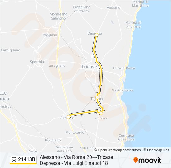 21413B bus Line Map