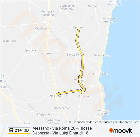 21413B bus Line Map