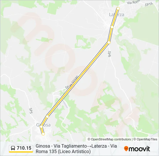 710.15 Bus Line Map