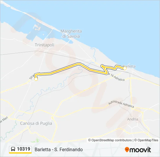 10319 Bus Line Map