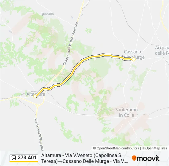 373.A01 Bus Line Map