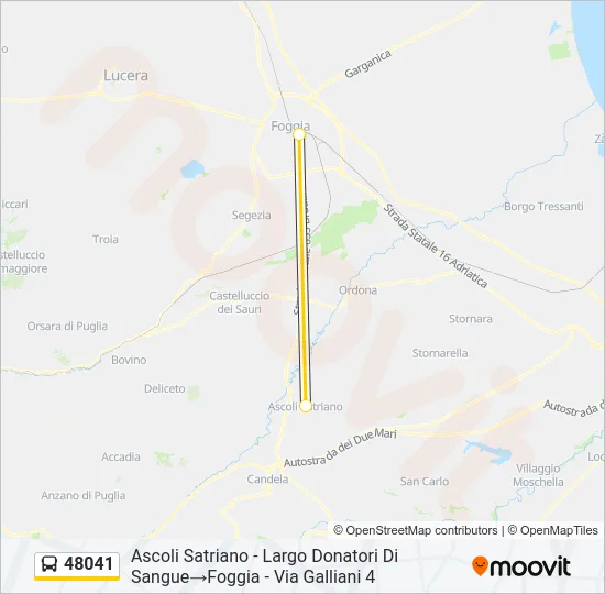 48041 Bus Line Map