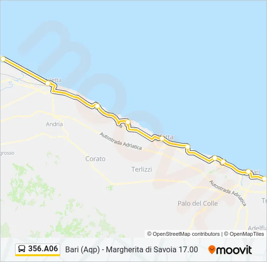 356.A06 Bus Line Map