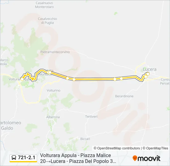 721-2.1 Bus Line Map