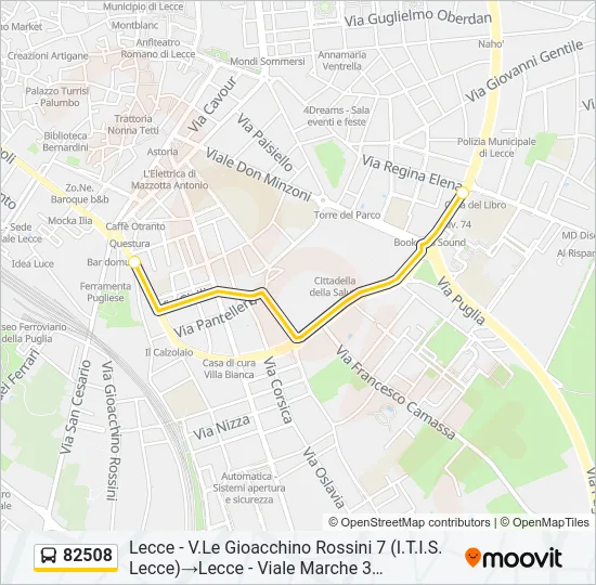 82508 Bus Line Map