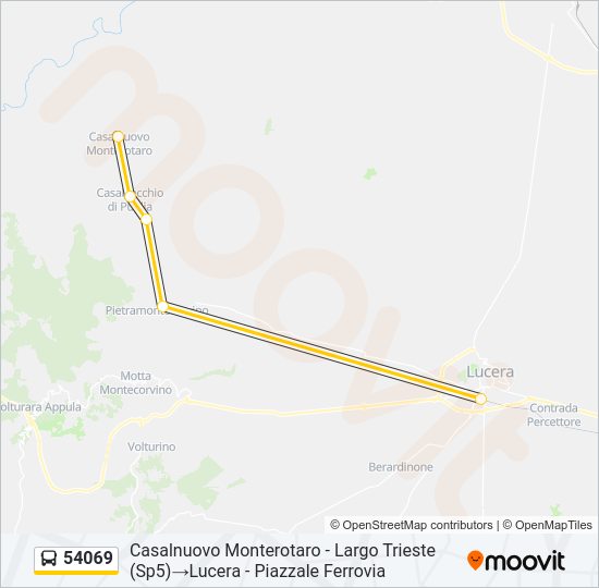 54069 Bus Line Map