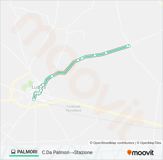 PALMORI Bus Line Map