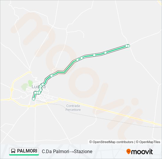 PALMORI bus Line Map