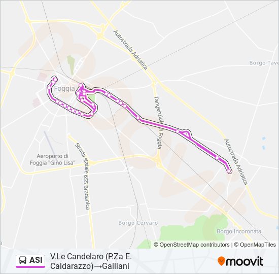 ASI bus Line Map