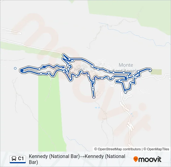 C1 Bus Line Map