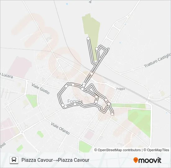 CIMITERO Bus Line Map