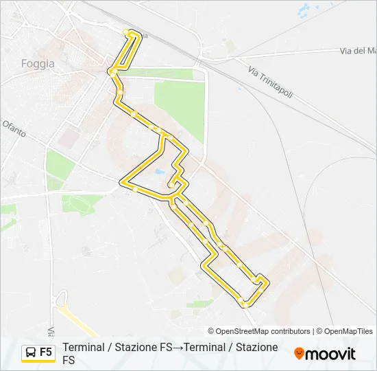 F5 Bus Line Map