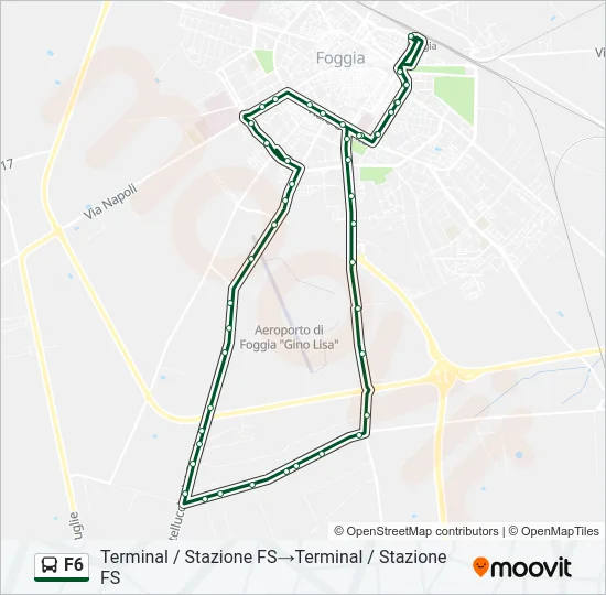 F6 Bus Line Map