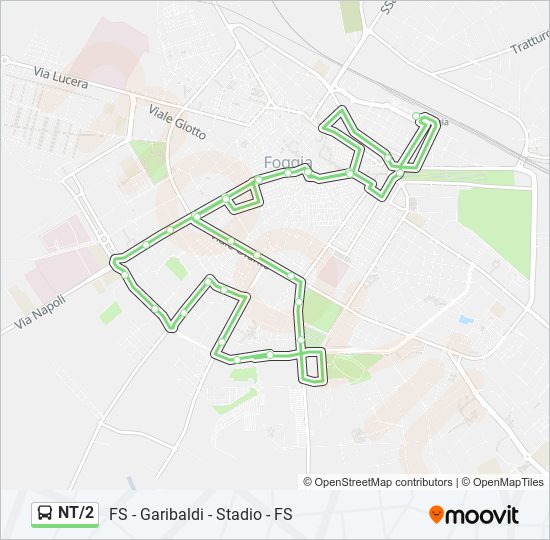 NT/2 bus Line Map