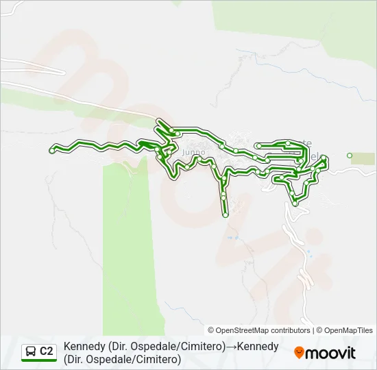 C2 Bus Line Map