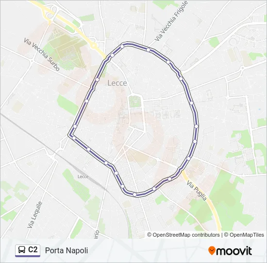 C2 Bus Line Map