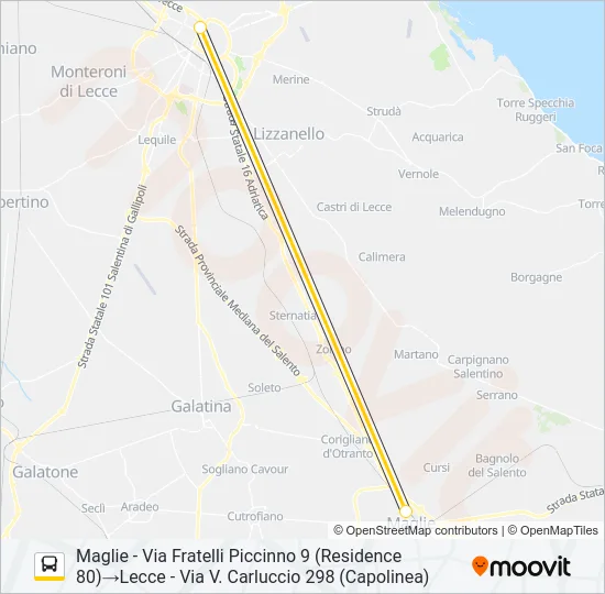2009C - I Bus Line Map