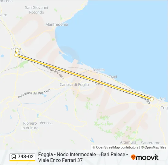 743-02 Bus Line Map