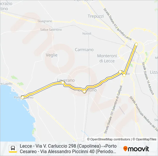 21114B - SPERIMENTALE Bus Line Map