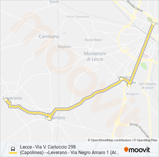 2116 SCOLASTICA -SPERIMENTALE bus Line Map