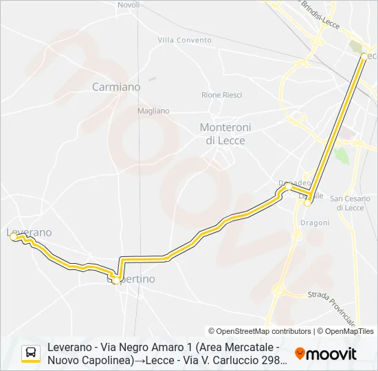 2111 A SPERIMENTALE Bus Line Map