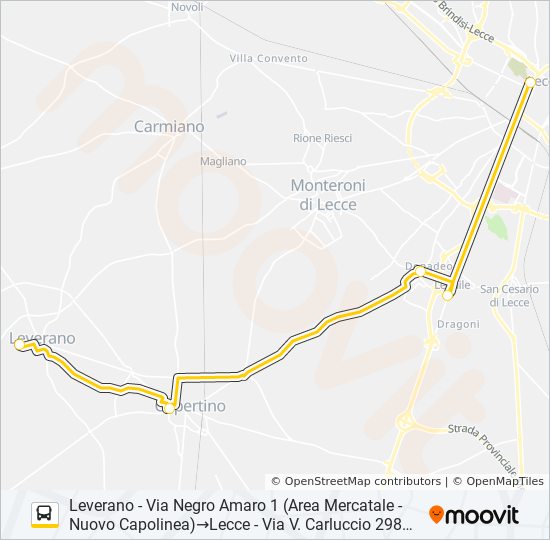 2111 A SPERIMENTALE bus Line Map