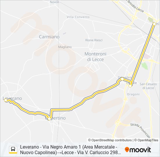 21119 SCOLATICA - SPERIMENTALE bus Line Map