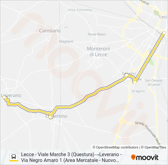 21126A - SPERIMENTALE Bus Line Map