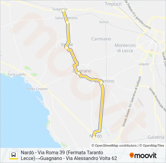 2264S - SPERIMENTALE Bus Line Map