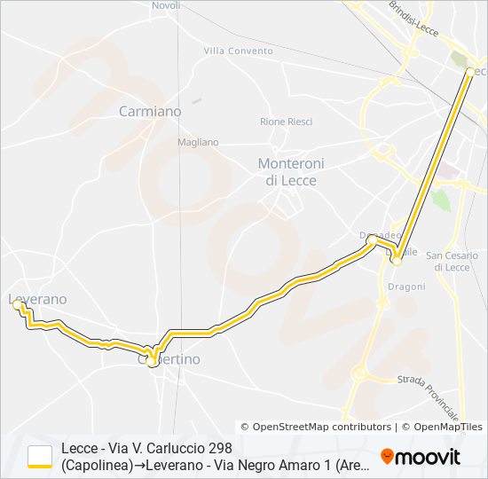 2118 - INVERNALE - SPERIMENTALE bus Line Map