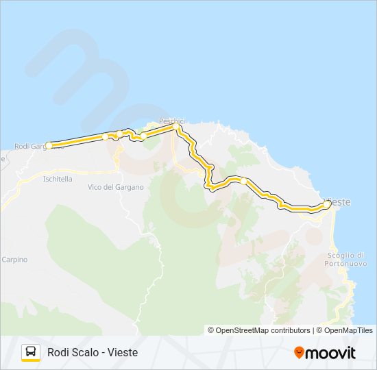 971R-I22 Bus Line Map