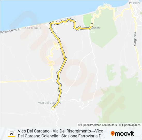 988R-I22 Bus Line Map